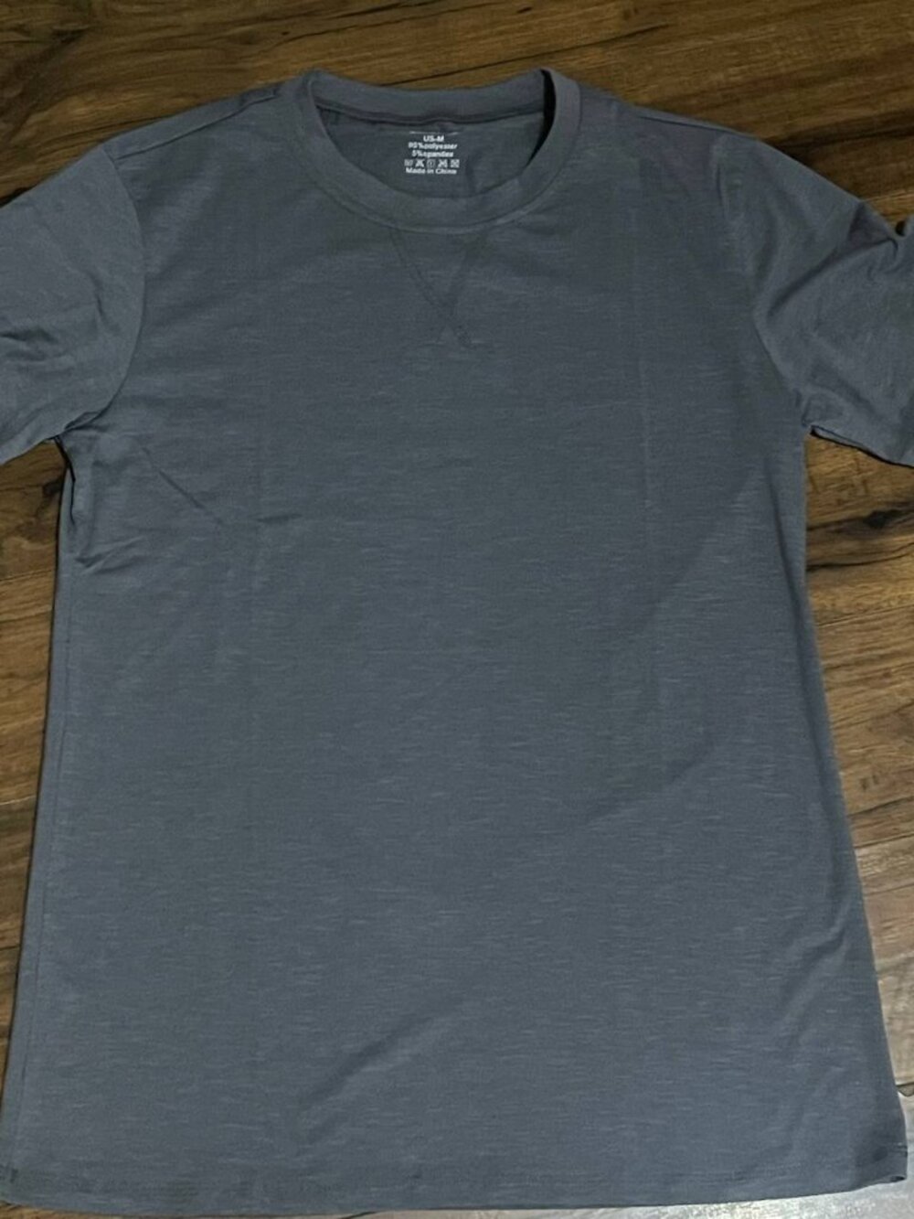 Men's Gray Short Sleeve T-Shirt Size M